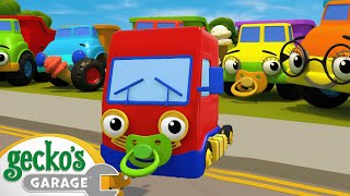 5 Little Dumper Trucks  Baby Truck  Geckos Garage  Kids Songs [upl. by Chatwin]