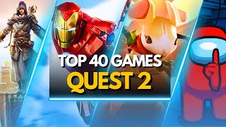 TOP 28 BEST GAMES ON OCULUS QUEST 2 YOU NEED TO PLAY [upl. by Zwart415]