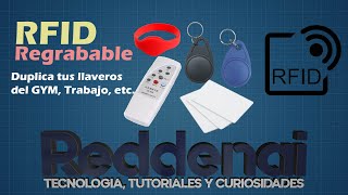 RFID COPIARLOS Regrabables llaveros tarjetas y bobinas Aprende a copiar tus llaveros RFID [upl. by Leopoldeen]