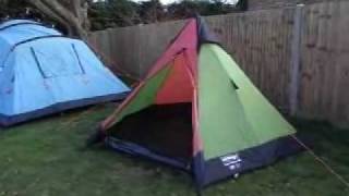 Vango Juno Tepee 300 3 Person Tipi Tent Green [upl. by Umeh983]