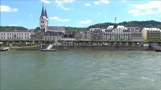 Cruising along Boppard on the Rhine [upl. by Parthenia]