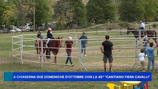 A CHIASERNA DUE DOMENICHE D OTTOBRE CON LA 45° CANTIANO FIERA CAVALLI [upl. by Rehpatsirhc]