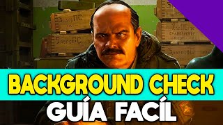 Guía Fácil de la BACKGROUND CHECK  ESCAPE FROM TARKOV [upl. by Yatnohs]