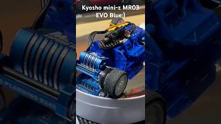 Race ready Kyosho Miniz evo limited edition blue kyoshominiz [upl. by Ardnuassac]