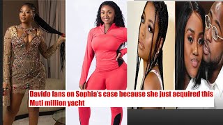 Davido’s fans come for Sophia over yacht [upl. by Vitkun]