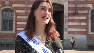 Miss Toulouse 2019  rencontre avec Alisée Vales la nouvelle reine de la Violette [upl. by Rivi]