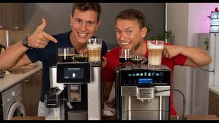 Siemens EQ6 Plus vs Delonghi Primadonna Soul  Espresso Kaffee Latte Macchiato und Reinigung [upl. by Bowes]