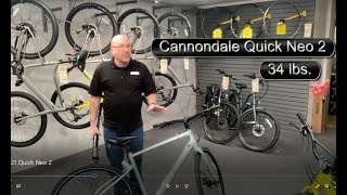 2021 Quick Neo 2  The Three Min Quick review of the Cannondale X35 Bike [upl. by Haim]