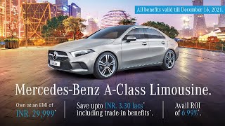 The allnew MercedesBenz AClass December 2021 benefits [upl. by Olympe770]