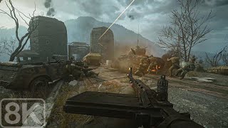 Crossing The Rhine  Ludendorff Bridge  Remagen Germany  March 1945｜Call of Duty WW2  8K [upl. by Akimot338]