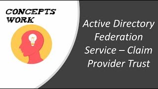 ADFS  Active Directory Federation Service  Claim provider Trust  2023 [upl. by Ennazor]