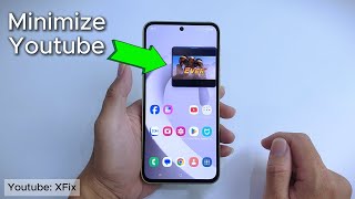 How to Minimize Youtube On Samsung [upl. by Limoli218]