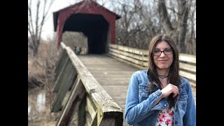 sugar creek covered bridge in Glenarm Illinois [upl. by Burrow]