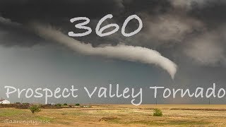 360 VR TORNADO Footage from Prospect Valley  Keenesburg Colorado [upl. by Evelc640]