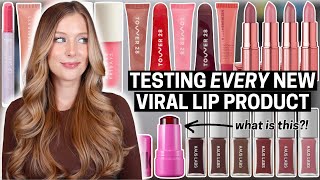 I Tested Every New Viral Lip Product So You Dont Have To [upl. by Annawoj]