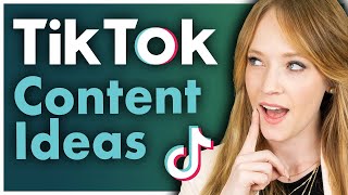 TikTok Content Ideas for Businesses [upl. by Tsirc]