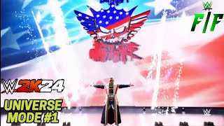 WHOAAAH  WWE Face TO Face 1  WWE 2K24 Universe Mode [upl. by Caye]