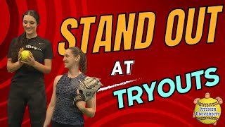 STAND OUT Tips at Tryouts Tips from a Coach and National Champion [upl. by Omolhs222]