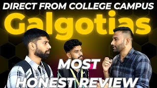 Galgotias College Greater Noida  Students Review  Placements  Admission Process  Campus Life [upl. by Amalita]