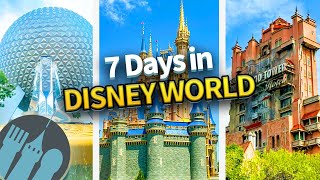 The ULTIMATE 7 Day Disney World Trip Itinerary [upl. by Haldeman]