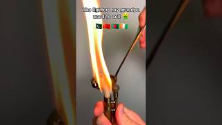 Which countrys lighter is stronger🇧🇩🇨🇮😱mini wood toywoodworking art skill  hand craft ytshorts [upl. by Anailuy]