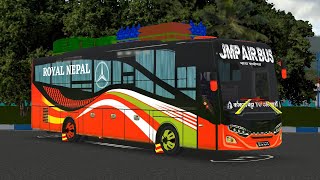 JMP Air Bus  Jagat Mata Pathivara  Kakardvitta TO Kathmandu  Nepali Air Suspension Bus  PRC [upl. by Atinwahs153]