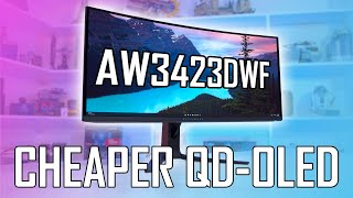 QDOLED Gets Cheaper  Alienware AW3423DWF vs AW3423DW [upl. by Hinch41]