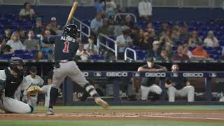 Ozzie Albies Slow Motion Swing [upl. by Zackariah880]