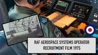 RAF Aerospace Systems Operators Recruiting film for potential recruits to the Royal Air Force 1975 [upl. by Ardnekahs474]