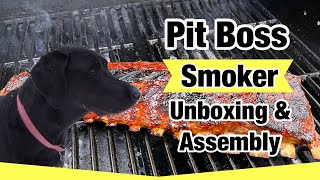 Pit Boss Smoker Unboxing amp Assembly  Throw it on Thursday [upl. by Secunda292]