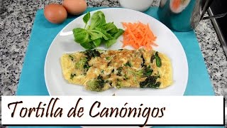 Tortilla de Canónigos Las Recetas del Hortelano [upl. by Olecram]