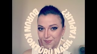 BURUN ÇEŞİTLERİNE GÖRE KONTÜRLEME  NOSE CONTOURING [upl. by Lavud20]