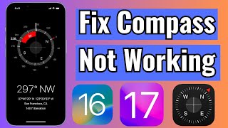 How To Fix iPhone Compass Not Working in iOS 1617 [upl. by Kinimod]