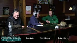 Pro Football Report with Merrill Reese amp Bob Grotz  Philadelphia Eagle Britain Covey [upl. by Valiant]