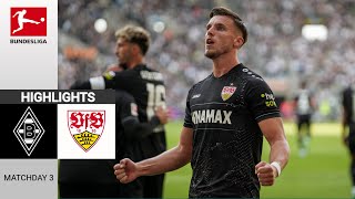 Borussia MGladbach  VfB Stuttgart 13  Zusammenfassung  Bundesliga 202425 [upl. by Guidotti578]