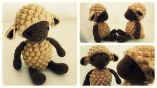 Häkelschaf Teil 22  Tutorial  Crochet Sheep eng sub [upl. by Ahseikal585]