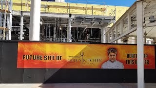 Caesars Palace Hotel Casino UpdateGalaxy Studio Hells Kitchen and Pool [upl. by Anisamoht301]