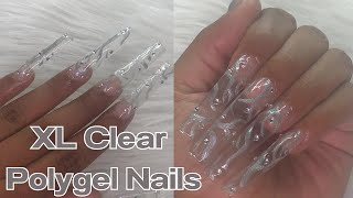 Testing Beetles Clear Polygel Kit Affordable Amazon Polygel Kit [upl. by Allemrac21]