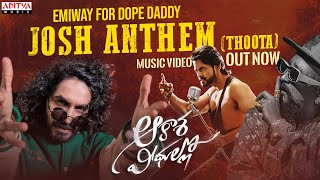 Josh Anthem Thoota Music Video  Emiway  Dope Daddy  Aakasa Veedhullo on Sep 2  Gautham Krishna [upl. by Ragucci]