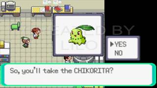 How to get Cyndaquil Totodile and Chikorita in Pokemon Emerald 720p HD [upl. by Lyrred620]