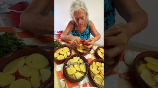 PATATE RISO E COZZE 👵 la ricetta tipica pugliese di Nonna Pina 🤍 puglia ricetta tradizione [upl. by Ayekram]