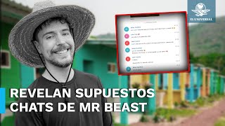 MrBeast es acusado de canibalismo filtran sus supuestos chats [upl. by Notnirt]