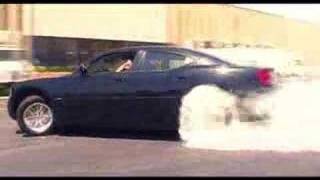 Burnout in a Dodge Charger RT [upl. by Polky]