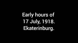 Early hours of 17 July 1918 quotHouse of Special Purpose quot Ekaterinburg [upl. by Morly174]