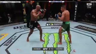 Gilbert Burns vs Kamaru Usman Full Fight Highlits UFC 258 ufcfighter fighting [upl. by Nnairol]