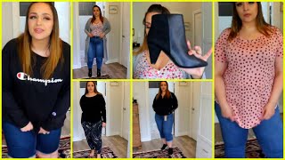 ANOTHER AdditionElle amp Penningtons Haul Plus Size TryOn Denim Activewear Adidas Champion amp Levis [upl. by Tavey74]