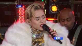 Miley Cyrus  Get It Right amp Wrecking Ball Live at New Years Rockin Eve 2014 [upl. by Masuh627]