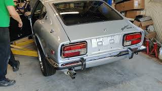 Restoration 240Z Engine Start [upl. by Siaht]