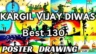 HAPPY KARGIL VIJAY DIWAS DRAWING  KARGIL VIJAY DIWAS POSTER DRAWING  KARGIL VIJAY DIWAS 2024 [upl. by Bandeen]