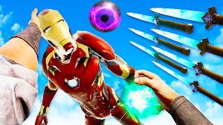 I Destroyed Iron Man with Insane Dagger Bending Skills in Blade and Sorcery Multiplayer VR [upl. by Namielus762]